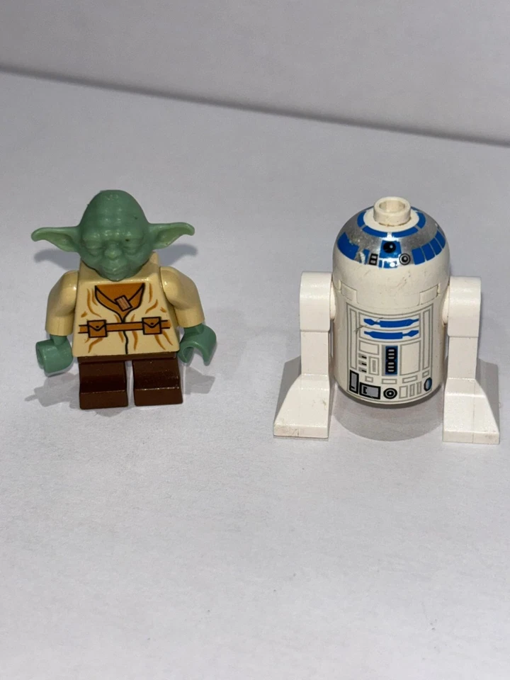 LEGO Star Wars – Lotto 11 Minifigure Originali: Yoda, R2-D2, Piloti Ribelli - Immagine 4 di 4