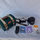 Canon Eos Elan Ii 35mm Slr Film Camera Body with accessories Tested! door broken