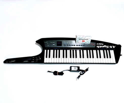 Roland AX-Synth Keyboard Synthesizer Z8C4025 schwarz mit Netzteil - Bild 2 von 19