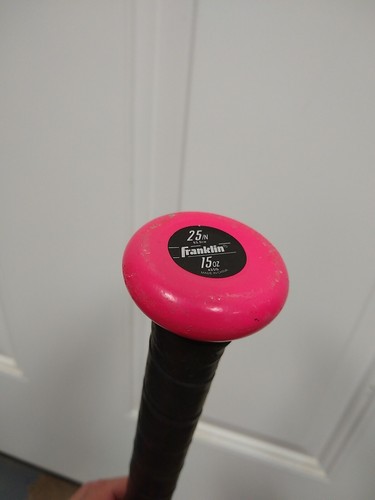 Bate de béisbol Franklin Inferno Teeball 25" rosa 15 oz 6061 aleación de aluminio, -10 - Imagen 4 de 7