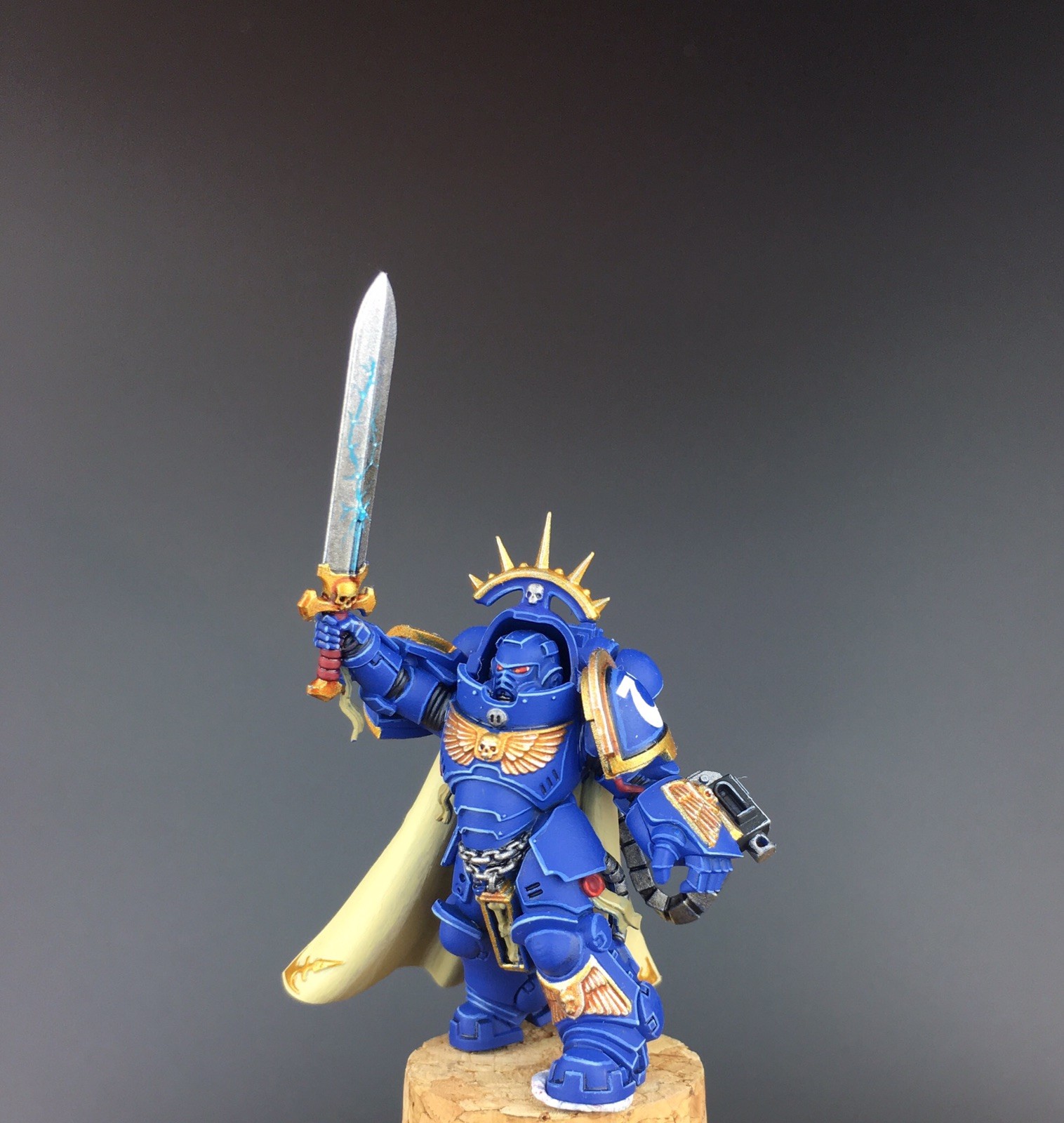 Primaris kapten Warhammer 40k tillverkad för att bästeälla Pro Målad Primaris kapten Warhammer 40k tillverkad för att bästeälla Pro Målad