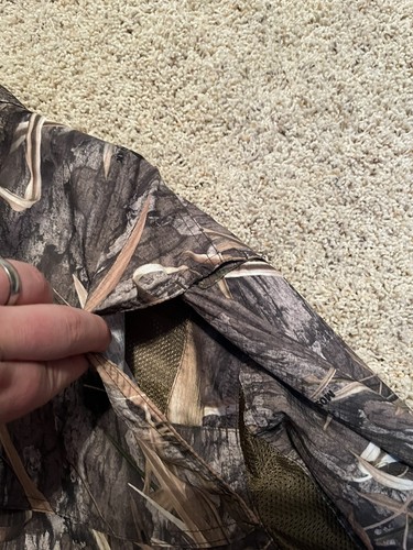 Drake Men Small EST Flyweight Wingshooters Camo Long Sleeve Duck Hunting Shirt - Picture 11 of 11