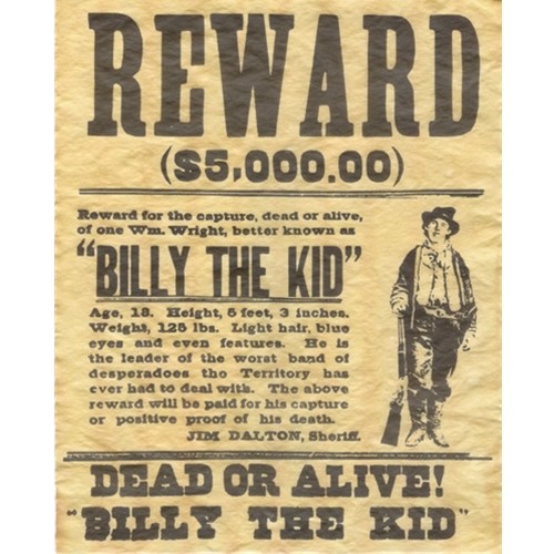 billy the kid wanted