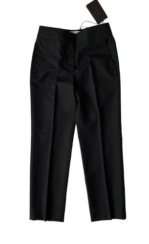 $ 1100 Neu mit Etikett Bottega Veneta 36 0 Knöcheluniform schwarz Wolle Hose Anzughose - Bild 1 von 7