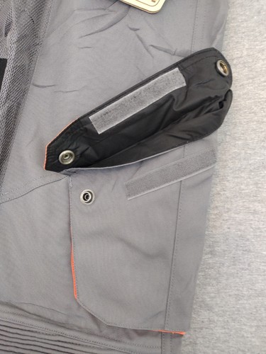 Motorfist Gear Motorcycle Pants Gray Orange Pnt Skyline 40-42 20880-6040 - Picture 8 of 11