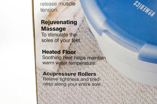 Homedics Ultra Spa Foot Luxury Foot Bubbler New Open Box WATCH VIDEO - Picture 15 of 19