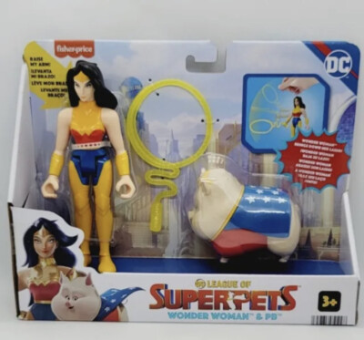 Fisher Price - DC League of Super Pets Wonder Woman & PB Figures