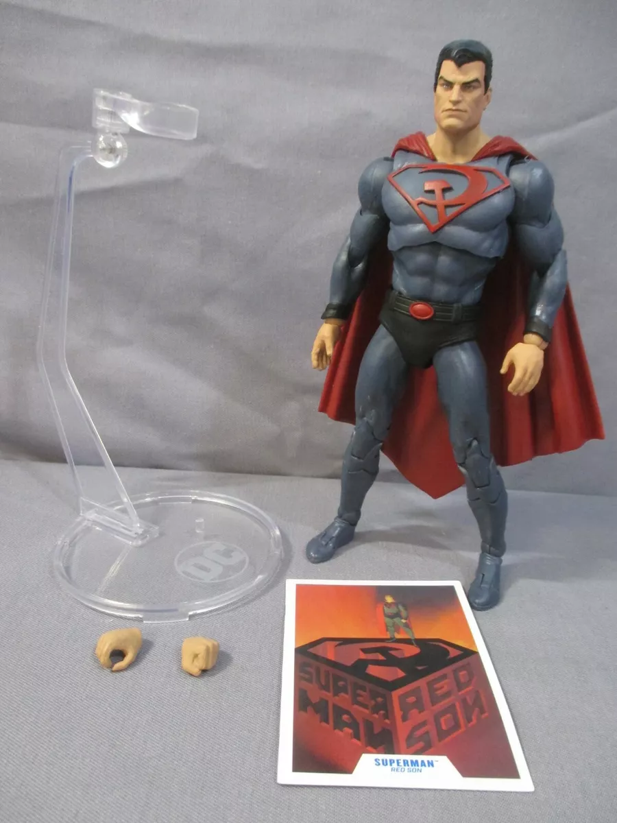 Mcfarlane toys dc multiverse red son superman