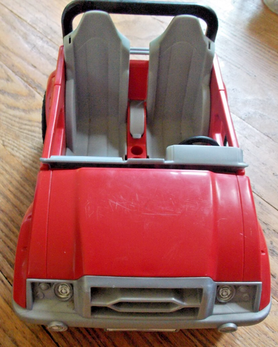 Mattel Barbie Cali 2004 ragazza Jeep ROSSO 4x4 Dune Buggy sole spiaggia 2 posti auto - Foto 2 di 2