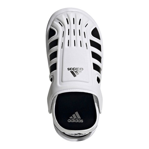 adidas Water Sandal C Cloud White Black FY6044 Kids Size 2- Original - Picture 3 of 4