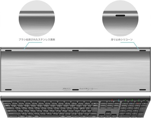 Arteck Bluetooth keyboard mouse set multi-pairing Can connect to 3 devices at th - Picture 3 of 7