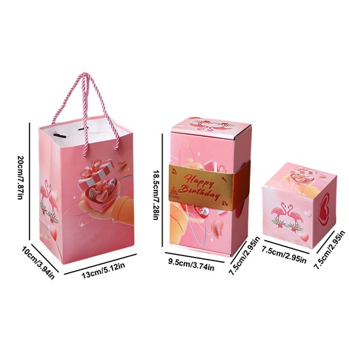16 Pcs * Christmas Gift Box Folding Paper Boxs Money Pop Up Surprise Bounce Boxs - Picture 11 of 17