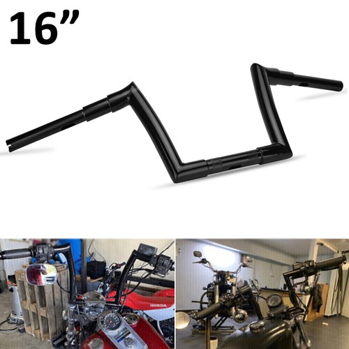 16" Rise Motorcycle Ape Monkey 1.5" Fat Handlebar Chrome For Harley Road Glide
