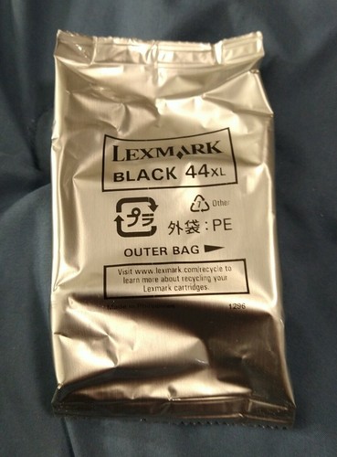 Genuine OEM LEXMARK 44XL 18Y0144 Black Print Cartridge High Yield SEALED