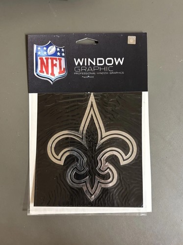 New Orlean Saints NFL Football 6x6 Window Graphic Reflective NEW!!! - Picture 1 of 2