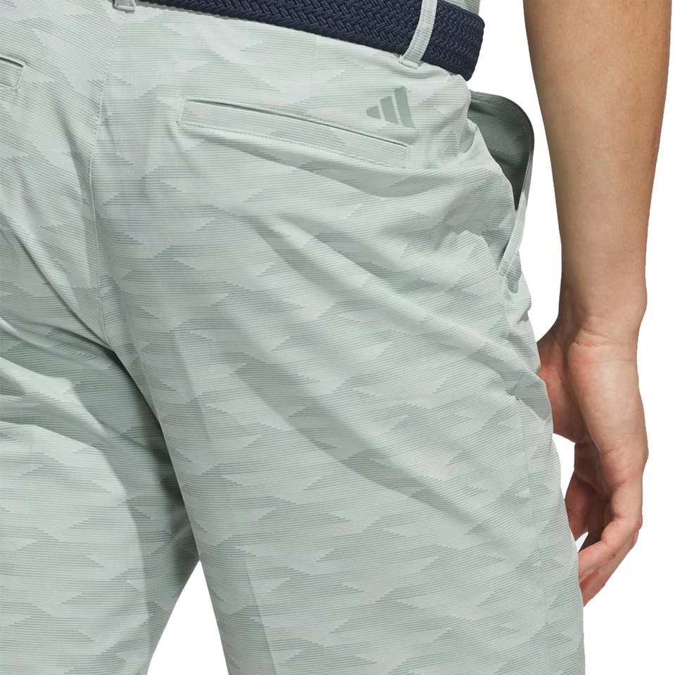 Pantalones cortos de golf Adidas Ultimate365 estampados 9" para hombre NUEVO Foto 3 de 4
