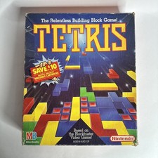 Tetris Board Game Nintendo/Milton Bradley, 1989. Used, Complete.