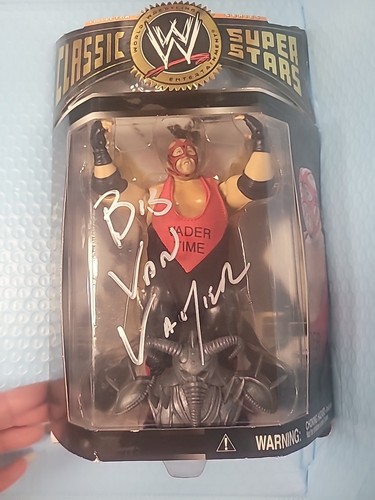 Handsignierte Big Van Vader WWE Classic Superstars Wrestling Figur signed - Bild 2 von 6