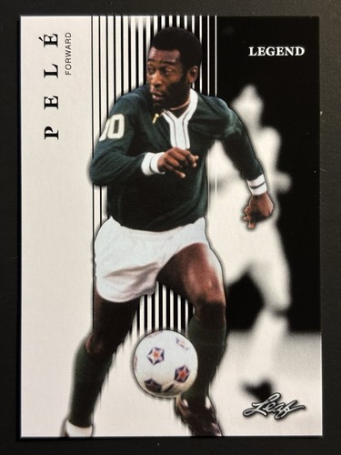 PELE' TEAM BRAZIL LEGENDS RARE LOT (8) 2022-2024 LEAF MINT SOCCER CARDS - Bild 10 von 10
