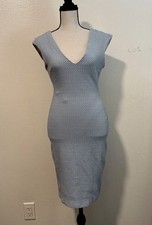 Bebe Janice Jacquard Knit Bodycon Dress Women's Size Small