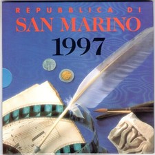 1997 Republic of San Marino, Divisional Coins, Complete Series BU