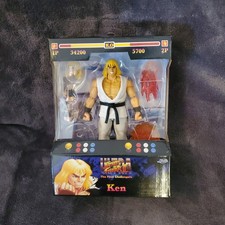 Jada Toys Street Fighter II 2 Ken White Variant P2 Exclusive SEALED FIGURE