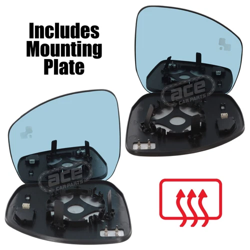 Wing Mirror Glass Blind Spot Light Range Rover Sport 2013-2022 Pair Right & Left