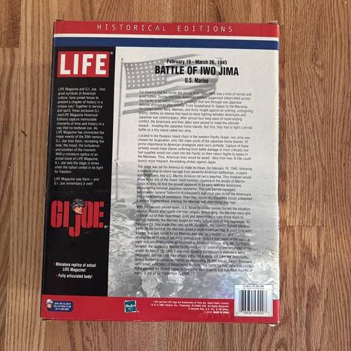 G.I. 2001 Joe Battle of Iwo Jima rivista LIFE NUOVO in scatola 12” US Marine * - Foto 4 di 8