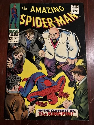 Amazing Spider-Man #51 1967 2nd Kingpin VF 8.0 NICE KEY MCU **LOOK**