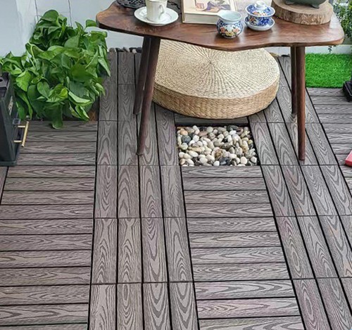 22 x RHP WPC Klickfliesen, Terrassen- & Balkonfliesen Holzfliesen Terasse Balkon - Bild 10 von 20