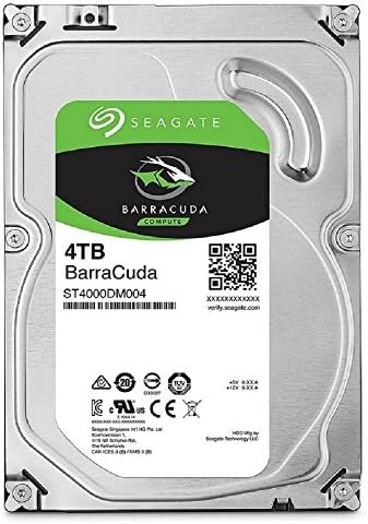 Seagate BarraCuda 3.5 4TB Internal Hard Disk HDD 6Gb/s 256MB 5400rpm ST4000DM004 - Picture 1 of 6
