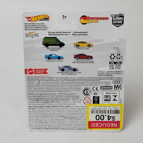 Hot Wheels 1994 Mercedes AMG C-Class Car Culture Deutschland Design Series 5/5 - Bild 2 von 3