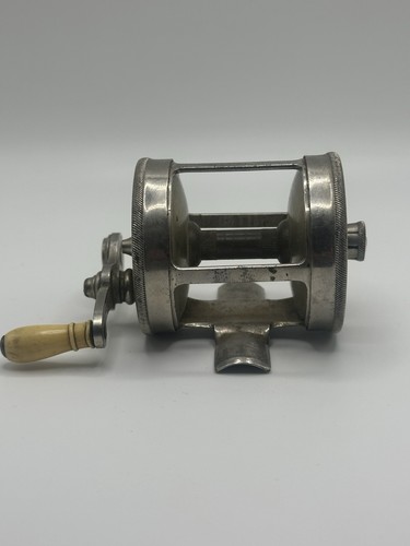 Vintage A.F. Meisselbach & Bro. Tri Part Fishing Reel 80 Yards YDS - Bild 4 von 10