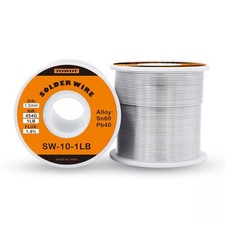 Tin Lead Rosin Core Solder Wire for Electrical Soldering, Content 1.8% Solder...