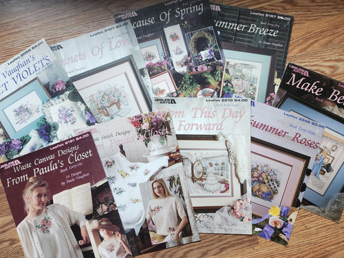 Paula Vaughan cross stitch Books 42 through 50 -- you choose -- $5 each