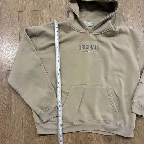 Brooklyn Cloth Men's Originals Tan Hoodie Sweatshirt Large - Picture 4 of 5