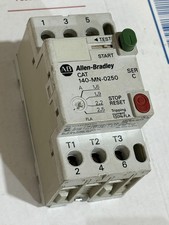 ALLEN-BRADLEY 140-MN-0250 Manual Motor Starter 1.6-2.5 AMP DIN RAIL MOUNT