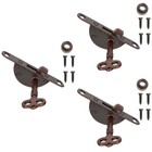 3 Sets Cabinet Door Lock Antique Cupboard Lock with Key Cabinet Door Lock