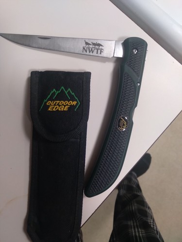 Outdoor Edge Klappmesser Lockback Neu mit Etikett mit Scheide