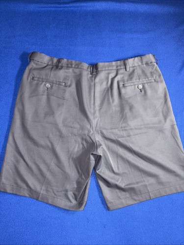"Nuevos Pantalones Cortos Haggar Cool 18 Pro Talla 42 Cómodos Elastizados Secado Rápido 9.5"" Gris" - Imagen 2 de 3