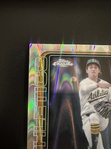 2025 Topps Chrome Raywave Jacob Wilson #86 (RC) Athletics Rookie - Bild 6 von 7