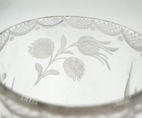GEORGIAN 18TH CENTURY WINE GLASS OPAQUE TWIST STEM POSSIBLY JACOBITE - Picture 6 of 15
