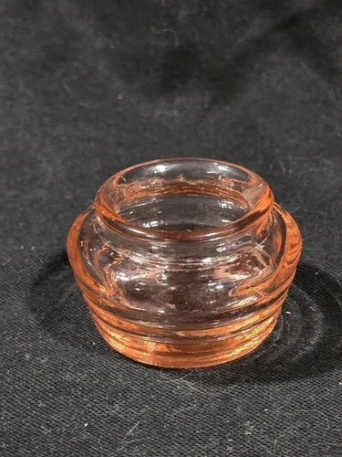 Vintage Pink Depression Glass Trinket Bowl