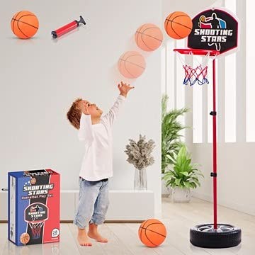 Toddler Basketball Hoop for Kids 1-3 - Adjustable Indoor & Outdoor Mini Court... - Picture 7 of 7