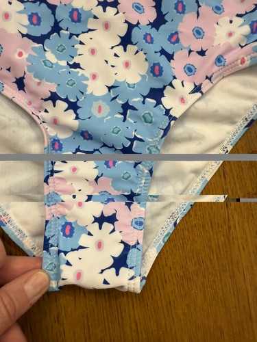 Unbranded Girls One Piece Swimsuit New 10-11 Yrs (XXL)Florals/padded - Picture 4 of 9