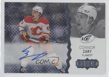 2023 Upper Deck Ice Extended Rookies White Snowflake Connor Zary #257 Auto 0b0r