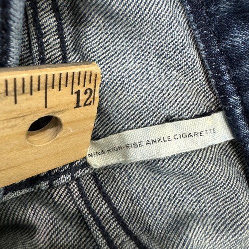 Rag & Bone Jeans Womens 26 Blue Nina High Rise Ankle Cigarette Medium Wash City - Picture 9 of 11