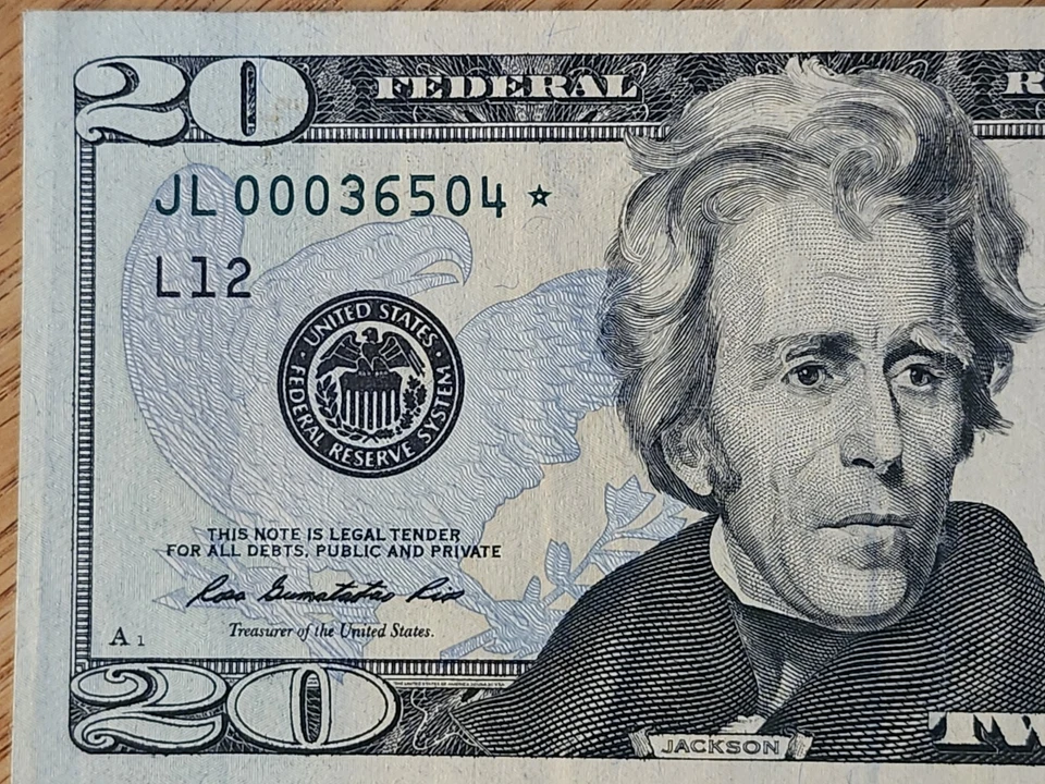 2009 $20 "STAR NOTE" SAN FRANCISCO DISTRICT JL00036504* 000 START - Image 3 of 4