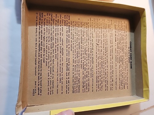 Milton Bradley Combat Card Game 1965 - Picture 8 of 18