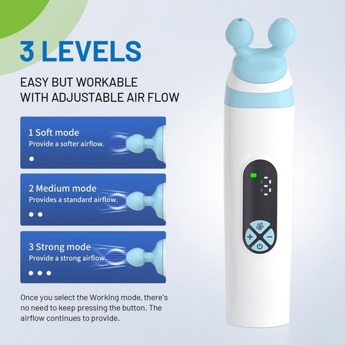 Eustachian Tube Ear Pressure Relief Device Unclog Ears, Balance Pressure &2984 - Foto 8 di 9